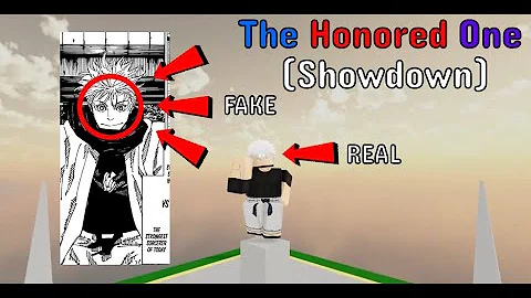 The Honored One (Showdown)/Manga Accurate Shinjuku Showdown Gojo | JJS Custom Skill Builder Showcase
