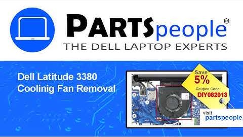 Dell Latitude 3380 (P12S001) Cooling Fan How-To Video Tutorial