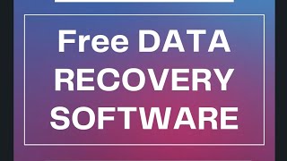 Free data recovery software