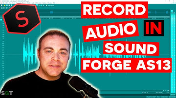 Sound Forge Audio Studio 13 - How to Record Audio