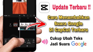 Cara Menambahkan Suara Google Di CapCut