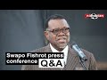 Geingob answers media questions on Fishrot