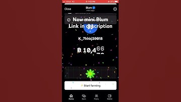 BLUM New mining web 💯.#cryptodaily #crypto #coin #shorts #ytshort #blum