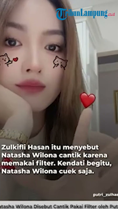 Reaksi Natasha Wilona Disebut Cantik Pakai Filter