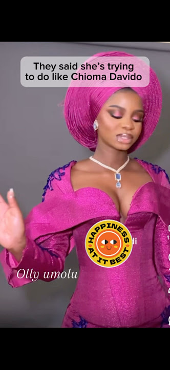 Someone said Priscy Ojo is trying to be like Chioma Davido #naijaentertainment