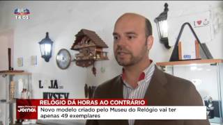 Relógio INVEЯSO XX é notícia na SIC