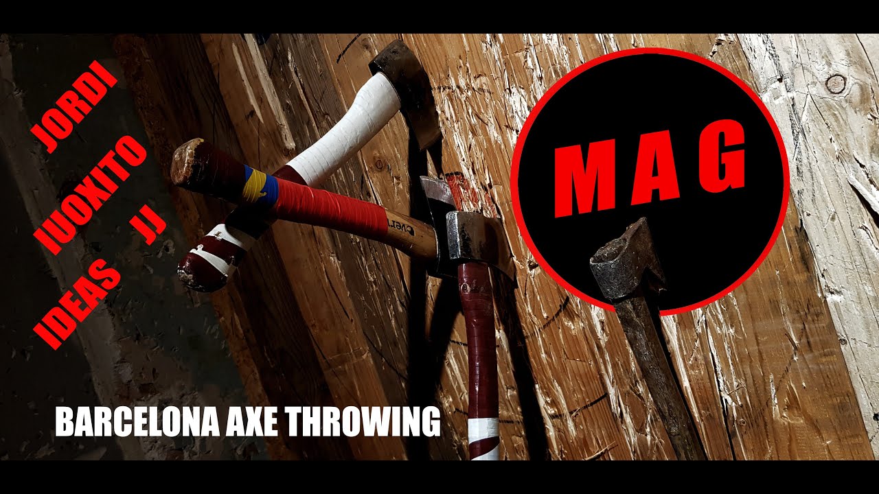 LANZANDO HACHAS EN BARCELONA AXE THROWING YouTube