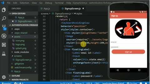 #2 - Designing Signup screen UI using native base | react native in hindi