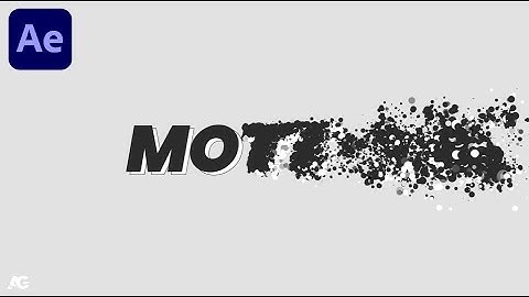 Particle Dispersion In Adobe After Effects By Using Trapcode Particular.