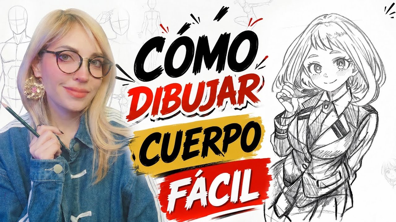 Cómo dibujar fácilmente Cuerpos Anime! 😱✨😊 