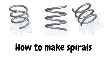 How to make a spiral - OnShape tutorial