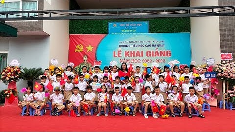 Tổng kết năm học lớp 1A5 khóa 2022-2023 trường tiểu học CBQ - Gia Lâm - Hà Nội