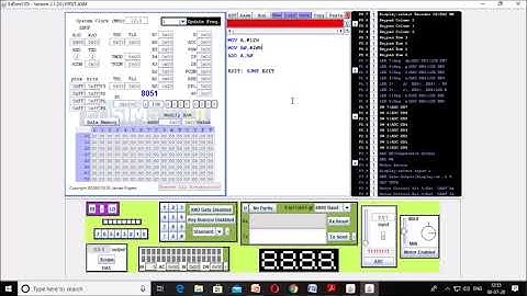 Lecture 40: 8051 EdSim51 Simulator