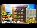CARA MEMBUAT AUTOMATIC FARM |WHEAT|POTATO|CARROT| - Minecraft Tutorial