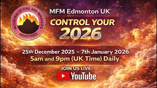 Control Your 2026 || Day 5 Night || Monday 29th December 2025 @ 9pm