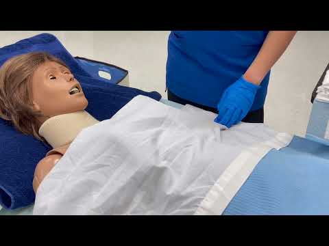 Credentia CNA Skill 11: Gives Modified Bed Bath (face, and one arm, hand and underarm)