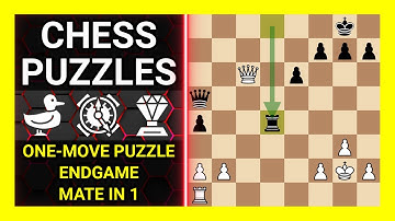 Chess Puzzles to Practice. Themes: One-move puzzle, Endgame, Mate in 1. Learn Chess