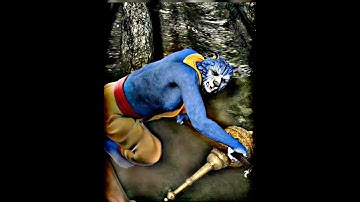 Angad vs Bhalu fighting 👿The legend of hanuman 🚩 #hanumanji #ram #shorts