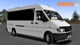 Маршрутка Mercedes Benz Sprinter 312D на карте Большая деревня