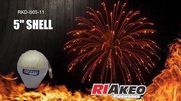 DISPLAY SHELL-5 INCH RKD-S05-11 | RIAKEO FIREWORKS