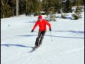 Improve your step turns in cross country skiing