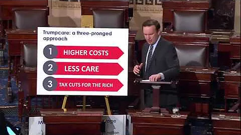 Senator Murphy: Trumpcare’s Three Prongs Are “Higher Costs, Less Care, Tax Cuts For The Rich.”