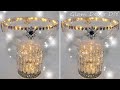 DIY Dollar Tree Glam Lighted Decorative Centerpiece DIY Glam Room Decor