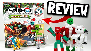 The COMPLETE 2024 Stikbot Advent Calendar UNBOXING & REVIEW!