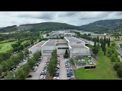 <p>Full aerial view of Building 700 and its infrastructure</p>
