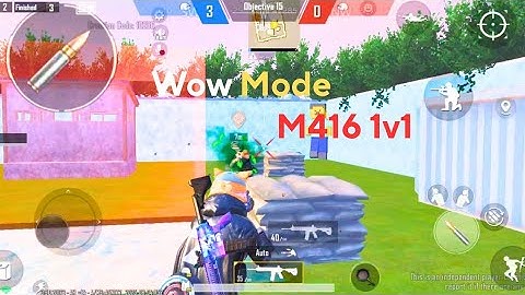 Wow Mode M416 | 1v1 | Bgmi gameplay | 🔥 M4 God