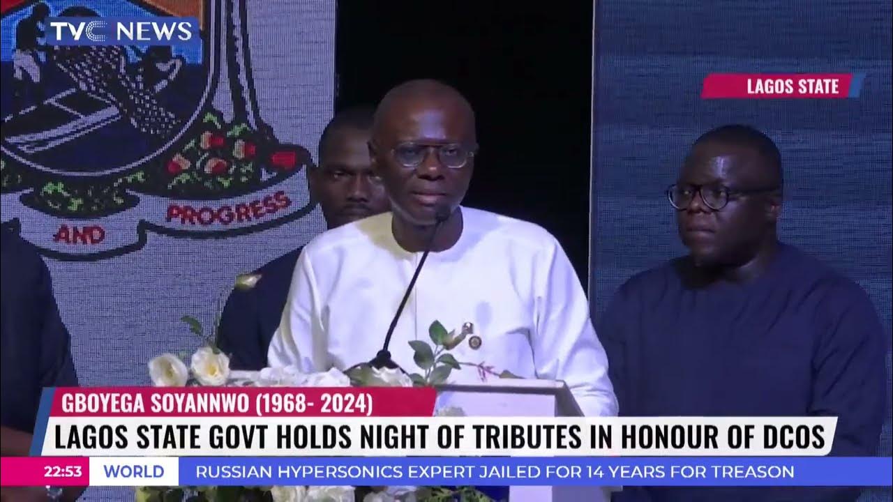 Gov Sanwo-Olu, Others Hold Night Of Tributes To Honour Late Deputy Chief of Staff, Gboyega Soyannwo
