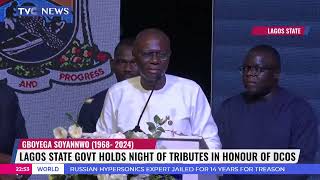 Gov SanwoOlu, Others Hold Night Of Tributes To Honour Late Deputy Chief of Staff, Gboyega Soyannwo