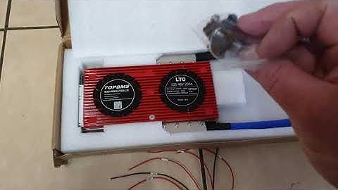 New 22S 200a  LTO BMS from TOPBMS hopefully with all the bells and whistles that I need