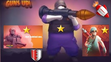 Guns Up Mobile (Rocketeer Lvl 7, no skills unlock and upgrade, company by Bounty Hunter and Surgeon)