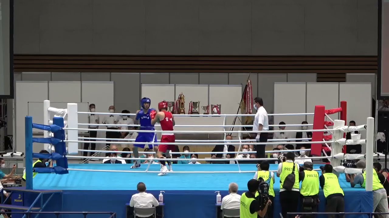 2021年IH ボクシング 男子 ミドル級 決勝 瀬井りゅう一 日章学園(宮崎