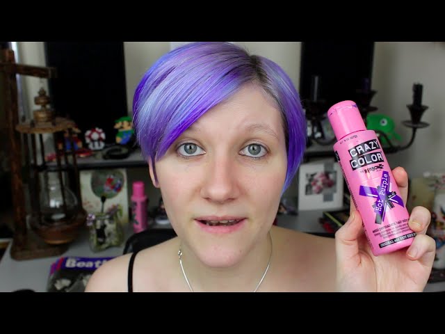 DYING MY HAIR PURPLE WITH CRAZY COLOR 