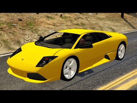 GTA V Lamborghini Murciélago Model Mod - YouTube