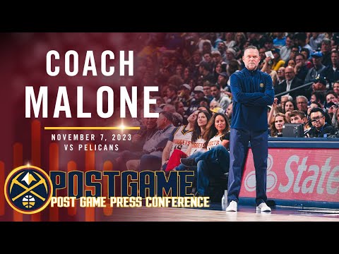 Coach Malone After The Home Win Against The Pelicans | Full Post Game Press Conference 11/7/23