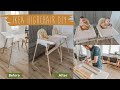 Ikea High Chair DIY Makeover- Before and After