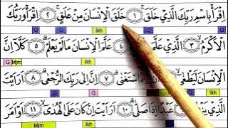 Belajar Ngaji SURAH AL-ALAQ tirukan ya..
