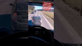 Almost crashing into a Prius! #truck #driving #crash Check comments for more info, FULL VID. BELOW!