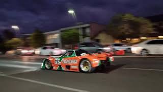 Mazda 767B Driving on City Streets | Adelaide Motorsport Festival 2024