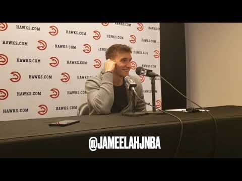 Atlanta Hawks' Bogdan Bogdanović After Loss To Nets