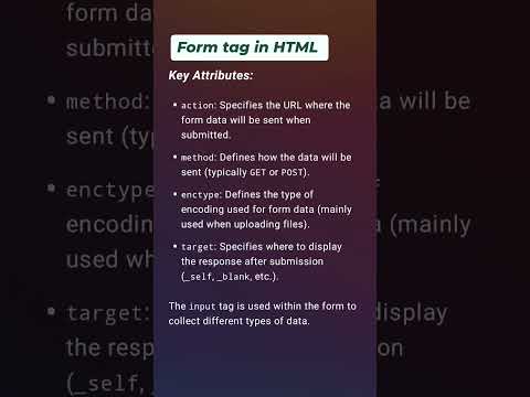 'Mastering HTML Forms: