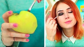 Life Hacks Fürs Makeup In Der Schule! /  17 Möglichkeiten Makeup In Klasse Zu Schmuggeln