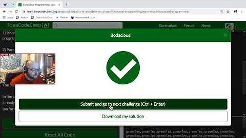 Functional Programming with freeCodeCamp.org