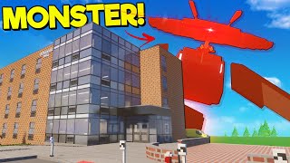 I Tried to Survival a SCARY Alien Monster in a College! (Teardown Mods)