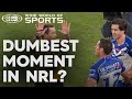 Lachlan Lewis sent to the bin for bizarre half time tackle | Wide World of Sports