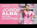 Every Goal and Assist from Jordi Alba in the 2024 Season 🔥