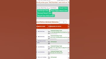 How to download ccs university results - BBA & BCA semester-5 results #ccsumeerut #ccsuniversity